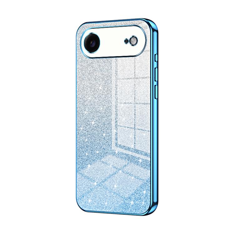 เคสโทรศัพท์เคลือบผงกลิตเตอร์ไล่ระดับสีแบบชุบไฟฟ้า สำหรับ iPhone 17e / 16e, สำหรับ iPhone 17 Pro Max, สำหรับ iPhone 17 Pro, สำหรับ iPhone 17, สำหรับ iPhone Air, สำหรับ iPhone 16 Pro Max