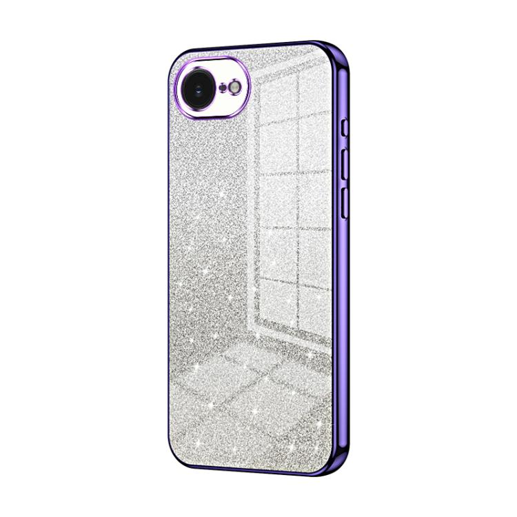 เคสโทรศัพท์เคลือบผงกลิตเตอร์ไล่ระดับสีแบบชุบไฟฟ้า สำหรับ iPhone 17e / 16e, สำหรับ iPhone 17 Pro Max, สำหรับ iPhone 17 Pro, สำหรับ iPhone 17, สำหรับ iPhone Air, สำหรับ iPhone 16 Pro Max
