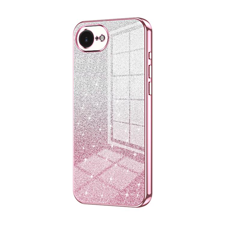 เคสโทรศัพท์เคลือบผงกลิตเตอร์ไล่ระดับสีแบบชุบไฟฟ้า สำหรับ iPhone 17e / 16e, สำหรับ iPhone 17 Pro Max, สำหรับ iPhone 17 Pro, สำหรับ iPhone 17, สำหรับ iPhone Air, สำหรับ iPhone 16 Pro Max