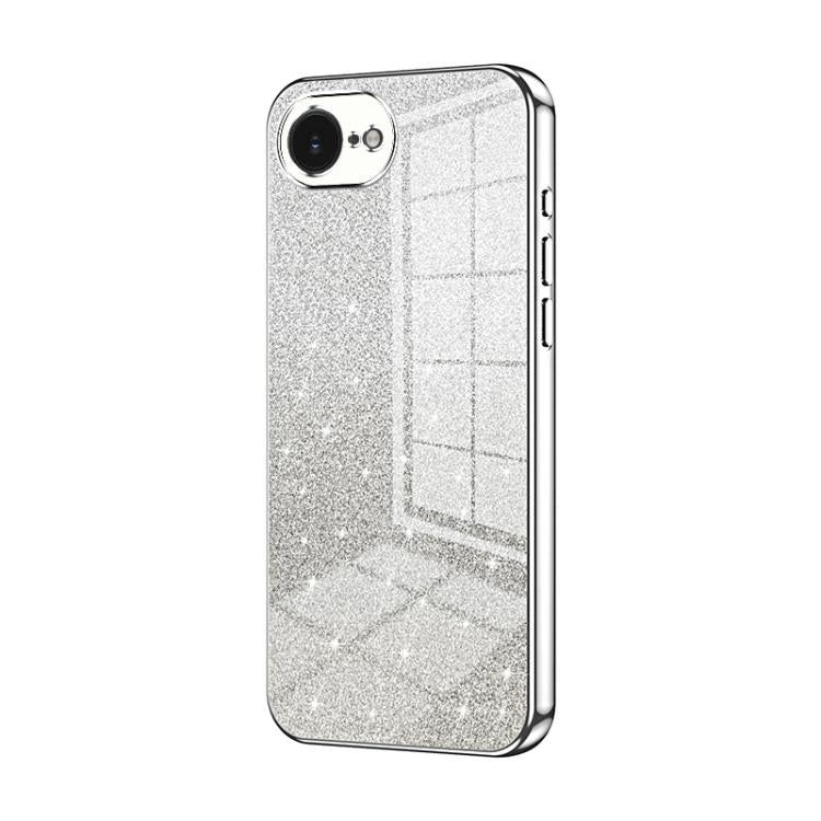 เคสโทรศัพท์เคลือบผงกลิตเตอร์ไล่ระดับสีแบบชุบไฟฟ้า สำหรับ iPhone 17e / 16e, สำหรับ iPhone 17 Pro Max, สำหรับ iPhone 17 Pro, สำหรับ iPhone 17, สำหรับ iPhone Air, สำหรับ iPhone 16 Pro Max