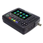 iBRAVEBOX V10 Finder Max+ เครื่องวัดสัญญาณดาวเทียมดิจิทัลหน้าจอ 4.3 นิ้ว รองรับ DVB-S/S2/S2X AHD ปลั๊ก EU, US, UK, AU