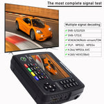 iBRAVEBOX V10 Finder Pro เครื่องวัดสัญญาณดาวเทียมดิจิทัลหน้าจอ 4.3 นิ้ว รองรับ DVB-S/S2/S2X/T/T2/C ปลั๊ก EU, US, UK, AU