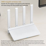 Xiaomi AX3000T แท้ 2.4GHz/5GHz สองย่านความถี่ ซีพียู 1.3GHz รองรับการเชื่อมต่อ NFC, ปลั๊ก US, AX3000T