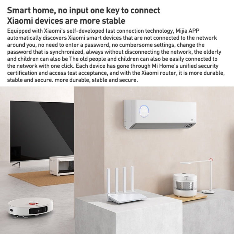 Xiaomi AX3000T แท้ 2.4GHz/5GHz สองย่านความถี่ ซีพียู 1.3GHz รองรับการเชื่อมต่อ NFC, ปลั๊ก US, AX3000T