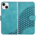 YX0060 Elephant Head Embossed Phone Leather Case with Lanyard, For iPhone 15, For iPhone 14 Plus, For iPhone 14, For iPhone 14 Pro, For iPhone 14 Pro Max, For iPhone SE 2022/SE 2020/6/7/8