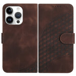 YX0060 Elephant Head Embossed Phone Leather Case with Lanyard, For iPhone 13 Pro Max, For iPhone 13 Pro, For iPhone 13, For iPhone 13 mini, For iPhone 12/12 Pro, For iPhone 12 Pro Max