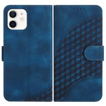 YX0060 Elephant Head Embossed Phone Leather Case with Lanyard, For iPhone 13 Pro Max, For iPhone 13 Pro, For iPhone 13, For iPhone 13 mini, For iPhone 12/12 Pro, For iPhone 12 Pro Max