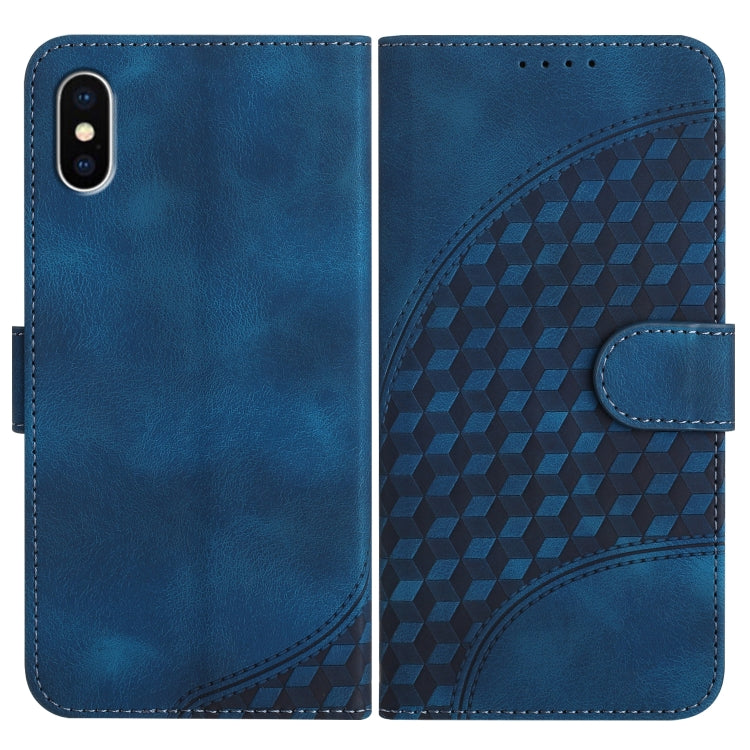 YX0060 Elephant Head Embossed Phone Leather Case with Lanyard, For iPhone 12 mini, For iPhone 11 Pro Max, For iPhone 11, For iPhone 11 Pro, For iPhone XS / X, For iPhone XR