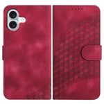 เคสหนังโทรศัพท์ปั๊มหัวช้าง YX0060 พร้อมสายคล้อง สำหรับ iPhone 16 Pro, สำหรับ iPhone 16 Plus, สำหรับ iPhone 16, สำหรับ iPhone 15 Pro Max, สำหรับ iPhone 15 Pro, สำหรับ iPhone 15 Plus