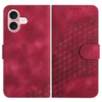 เคสหนังโทรศัพท์ปั๊มหัวช้าง YX0060 พร้อมสายคล้อง สำหรับ iPhone 16 Pro, สำหรับ iPhone 16 Plus, สำหรับ iPhone 16, สำหรับ iPhone 15 Pro Max, สำหรับ iPhone 15 Pro, สำหรับ iPhone 15 Plus