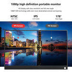 จอภาพพกพา 15.6 นิ้ว HDR 1080P IPS, 15.6 นิ้ว 1080P