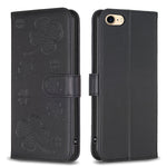 เคสโทรศัพท์หนังนูนลายใบสี่แฉก สำหรับ iPhone 7 / 8 / SE 2022, สำหรับ iPhone 13 Pro Max, สำหรับ iPhone 13 Pro, สำหรับ iPhone 13, สำหรับ iPhone 12 / 12 Pro, สำหรับ iPhone 12 Pro Max, สำหรับ iPhone 11 Pro Max, สำหรับ iPhone 11