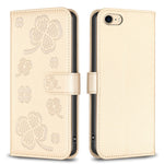 เคสโทรศัพท์หนังนูนลายใบสี่แฉก สำหรับ iPhone 7 / 8 / SE 2022, สำหรับ iPhone 13 Pro Max, สำหรับ iPhone 13 Pro, สำหรับ iPhone 13, สำหรับ iPhone 12 / 12 Pro, สำหรับ iPhone 12 Pro Max, สำหรับ iPhone 11 Pro Max, สำหรับ iPhone 11