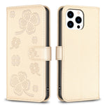 เคสโทรศัพท์หนังนูนลายใบสี่แฉก สำหรับ iPhone 7 / 8 / SE 2022, สำหรับ iPhone 13 Pro Max, สำหรับ iPhone 13 Pro, สำหรับ iPhone 13, สำหรับ iPhone 12 / 12 Pro, สำหรับ iPhone 12 Pro Max, สำหรับ iPhone 11 Pro Max, สำหรับ iPhone 11