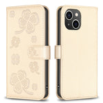 เคสโทรศัพท์หนังนูนลายใบสี่แฉก สำหรับ iPhone 7 / 8 / SE 2022, สำหรับ iPhone 13 Pro Max, สำหรับ iPhone 13 Pro, สำหรับ iPhone 13, สำหรับ iPhone 12 / 12 Pro, สำหรับ iPhone 12 Pro Max, สำหรับ iPhone 11 Pro Max, สำหรับ iPhone 11
