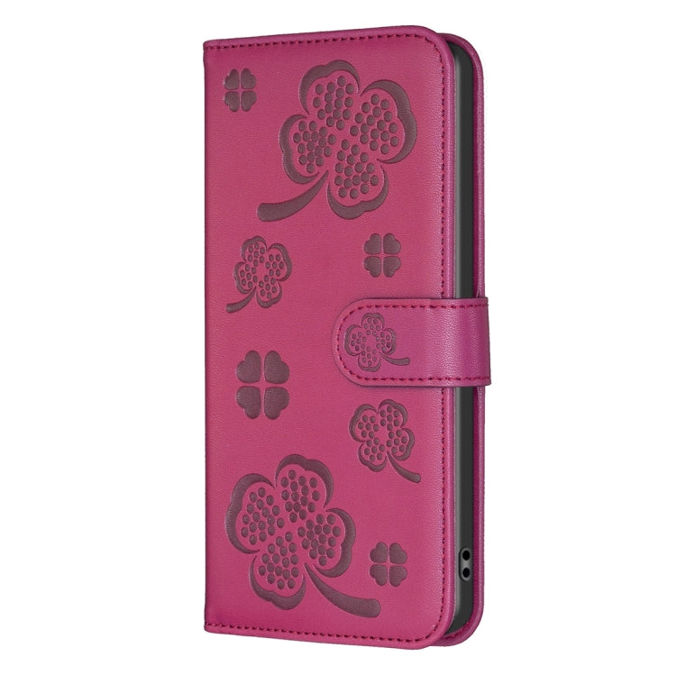 เคสโทรศัพท์หนังนูนลายใบสี่แฉก สำหรับ iPhone 11 Pro, สำหรับ iPhone X / XS, สำหรับ iPhone XR, สำหรับ iPhone XS Max, สำหรับ iPhone 7 Plus / 8 Plus