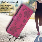 เคสโทรศัพท์หนังนูนลายใบสี่แฉก สำหรับ iPhone 11 Pro, สำหรับ iPhone X / XS, สำหรับ iPhone XR, สำหรับ iPhone XS Max, สำหรับ iPhone 7 Plus / 8 Plus