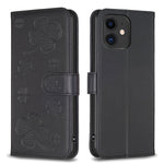 เคสโทรศัพท์หนังนูนลายใบสี่แฉก สำหรับ iPhone 7 / 8 / SE 2022, สำหรับ iPhone 13 Pro Max, สำหรับ iPhone 13 Pro, สำหรับ iPhone 13, สำหรับ iPhone 12 / 12 Pro, สำหรับ iPhone 12 Pro Max, สำหรับ iPhone 11 Pro Max, สำหรับ iPhone 11