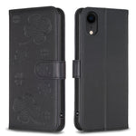 เคสโทรศัพท์หนังนูนลายใบสี่แฉก สำหรับ iPhone 11 Pro, สำหรับ iPhone X / XS, สำหรับ iPhone XR, สำหรับ iPhone XS Max, สำหรับ iPhone 7 Plus / 8 Plus