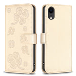 เคสโทรศัพท์หนังนูนลายใบสี่แฉก สำหรับ iPhone 11 Pro, สำหรับ iPhone X / XS, สำหรับ iPhone XR, สำหรับ iPhone XS Max, สำหรับ iPhone 7 Plus / 8 Plus