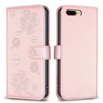 เคสโทรศัพท์หนังนูนลายใบสี่แฉก สำหรับ iPhone 11 Pro, สำหรับ iPhone X / XS, สำหรับ iPhone XR, สำหรับ iPhone XS Max, สำหรับ iPhone 7 Plus / 8 Plus