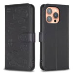 เคสโทรศัพท์หนังนูนลายใบสี่แฉก สำหรับ iPhone 17 Pro Max, สำหรับ iPhone 17 Pro, สำหรับ iPhone 17, สำหรับ iPhone Air, สำหรับ iPhone 16 Pro Max, สำหรับ iPhone 16 Pro, สำหรับ iPhone 16 Plus, สำหรับ iPhone 16
