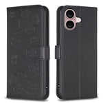 เคสโทรศัพท์หนังนูนลายใบสี่แฉก สำหรับ iPhone 17 Pro Max, สำหรับ iPhone 17 Pro, สำหรับ iPhone 17, สำหรับ iPhone Air, สำหรับ iPhone 16 Pro Max, สำหรับ iPhone 16 Pro, สำหรับ iPhone 16 Plus, สำหรับ iPhone 16