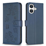 เคสโทรศัพท์หนังนูนลายใบสี่แฉก สำหรับ iPhone 17 Pro Max, สำหรับ iPhone 17 Pro, สำหรับ iPhone 17, สำหรับ iPhone Air, สำหรับ iPhone 16 Pro Max, สำหรับ iPhone 16 Pro, สำหรับ iPhone 16 Plus, สำหรับ iPhone 16