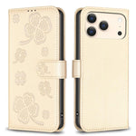 เคสโทรศัพท์หนังนูนลายใบสี่แฉก สำหรับ iPhone 17 Pro Max, สำหรับ iPhone 17 Pro, สำหรับ iPhone 17, สำหรับ iPhone Air, สำหรับ iPhone 16 Pro Max, สำหรับ iPhone 16 Pro, สำหรับ iPhone 16 Plus, สำหรับ iPhone 16