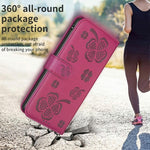เคสโทรศัพท์หนังนูนลายใบสี่แฉก สำหรับ iPhone 17 Pro Max, สำหรับ iPhone 17 Pro, สำหรับ iPhone 17, สำหรับ iPhone Air, สำหรับ iPhone 16 Pro Max, สำหรับ iPhone 16 Pro, สำหรับ iPhone 16 Plus, สำหรับ iPhone 16