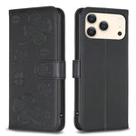 เคสโทรศัพท์หนังนูนลายใบสี่แฉก สำหรับ iPhone 17 Pro Max, สำหรับ iPhone 17 Pro, สำหรับ iPhone 17, สำหรับ iPhone Air, สำหรับ iPhone 16 Pro Max, สำหรับ iPhone 16 Pro, สำหรับ iPhone 16 Plus, สำหรับ iPhone 16