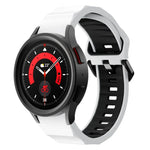 สายซิลิโคนลายคลื่นสองสี สำหรับ Samsung Galaxy Watch 6