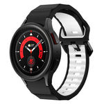 สายซิลิโคนลายคลื่นสองสี สำหรับ Samsung Galaxy Watch 6