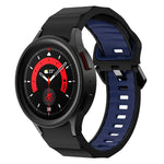 สายซิลิโคนลายคลื่นสองสี สำหรับ Samsung Galaxy Watch 6