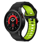 สายซิลิโคนลายคลื่นสองสี สำหรับ Samsung Galaxy Watch 6