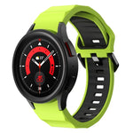 สายซิลิโคนลายคลื่นสองสี สำหรับ Samsung Galaxy Watch 6