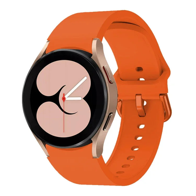 สายซิลิโคนหัวเข็มขัดสีสันสดใสสำหรับกีฬา สำหรับ Samsung Galaxy Watch 6 / 6 Classic