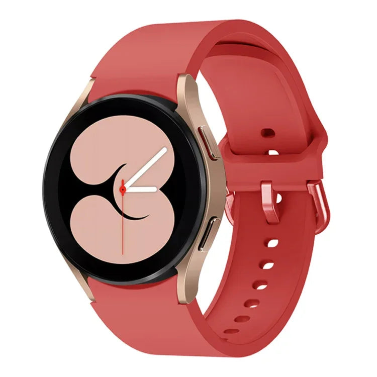 สายซิลิโคนหัวเข็มขัดสีสันสดใสสำหรับกีฬา สำหรับ Samsung Galaxy Watch 6 / 6 Classic