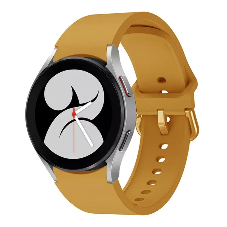 สายซิลิโคนหัวเข็มขัดสีสันสดใสสำหรับกีฬา สำหรับ Samsung Galaxy Watch 6 / 6 Classic