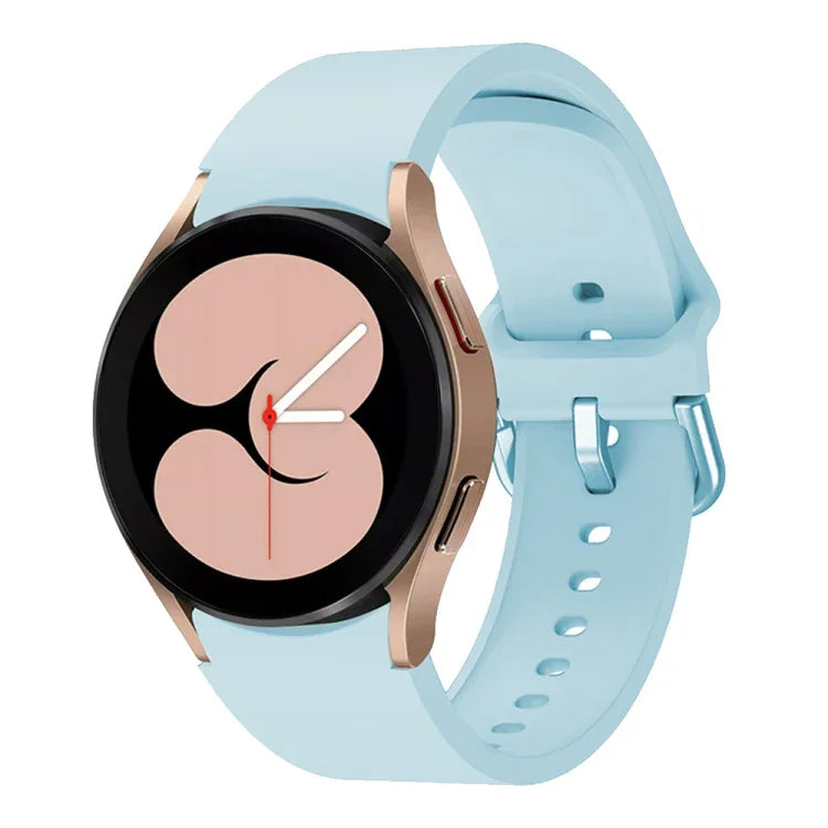 สายซิลิโคนหัวเข็มขัดสีสันสดใสสำหรับกีฬา สำหรับ Samsung Galaxy Watch 6 / 6 Classic