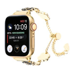 สายรัดนาฬิกาโลหะสร้อยข้อมือดอกคาเมเลีย สำหรับ Apple Watch 42 มม., สำหรับ Apple Watch 38 มม.