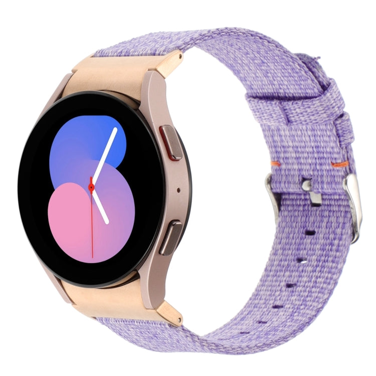 สายรัดข้อมือผ้าไนลอนแคนวาส สำหรับ Samsung Galaxy Watch6/6 Classic/5/5 Pro