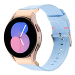 สายรัดข้อมือผ้าไนลอนแคนวาส สำหรับ Samsung Galaxy Watch6/6 Classic/5/5 Pro