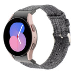 สายรัดข้อมือผ้าไนลอนแคนวาส สำหรับ Samsung Galaxy Watch6/6 Classic/5/5 Pro