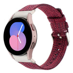 สายรัดข้อมือผ้าไนลอนแคนวาส สำหรับ Samsung Galaxy Watch6/6 Classic/5/5 Pro