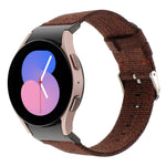 สายรัดข้อมือผ้าไนลอนแคนวาส สำหรับ Samsung Galaxy Watch6/6 Classic/5/5 Pro
