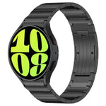 Button Style One-bead Metal Watch Band, For Samsung Galaxy Watch6/6 Classic/5/5 Pro