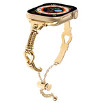 Twist Metal Bracelet Chain Watch Band, For Apple Watch SE 2023 44mm, For Apple Watch SE 2023 40mm, For Apple Watch Ultra 2 49mm, For Apple Watch Series 9 45mm, For Apple Watch Series 9 41mm, For Apple Watch Ultra 49mm, For Apple Watch Series 8 41mm    ...