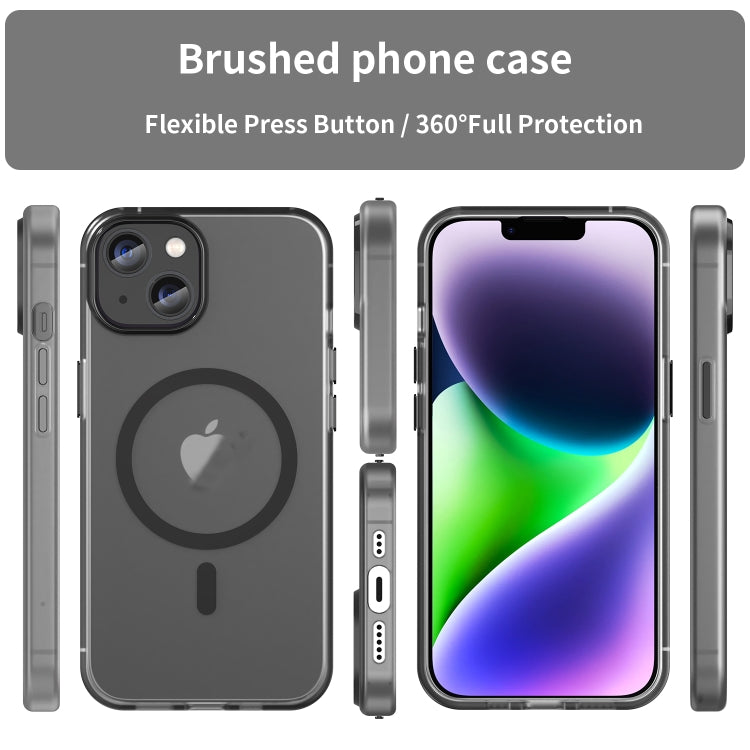เคสโทรศัพท์ MagSafe แบบ TPU ทึบแสงด้าน + PC ครอบคลุมเต็มรูปแบบ สำหรับ iPhone 14 Pro Max, สำหรับ iPhone SE 2022 / 2020 / 8, สำหรับ iPhone 13 Pro Max, สำหรับ iPhone 13 Pro, สำหรับ iPhone 13