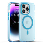 เคสโทรศัพท์ MagSafe แบบ TPU ทึบแสงด้าน + PC ครอบคลุมเต็มรูปแบบ สำหรับ iPhone 16 Pro, สำหรับ iPhone 16 Plus, สำหรับ iPhone 16, สำหรับ iPhone 15 Pro Max, สำหรับ iPhone 15 Pro